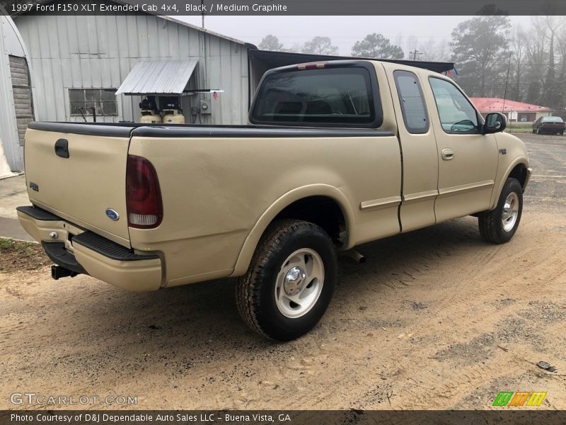 Black / Medium Graphite 1997 Ford F150 XLT Extended Cab 4x4