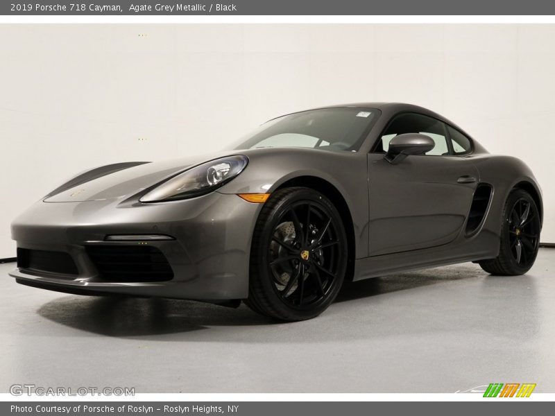 Agate Grey Metallic / Black 2019 Porsche 718 Cayman