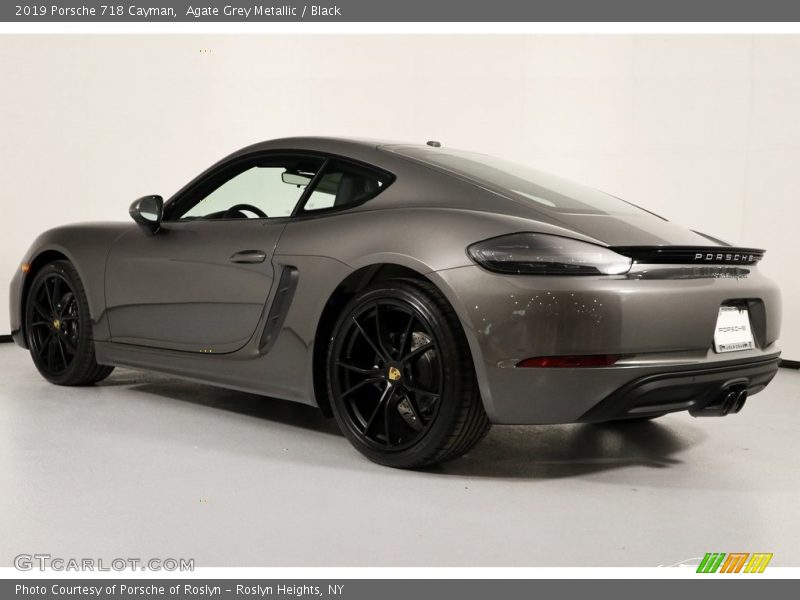 Agate Grey Metallic / Black 2019 Porsche 718 Cayman