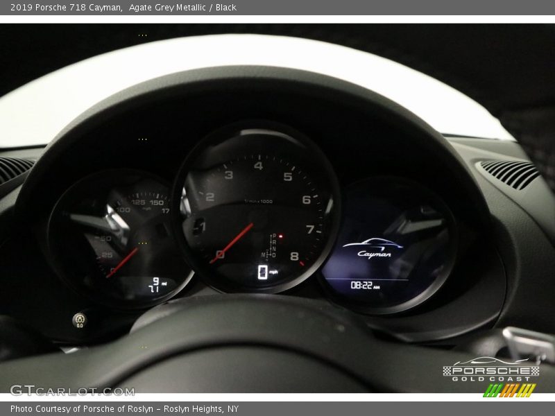 Agate Grey Metallic / Black 2019 Porsche 718 Cayman