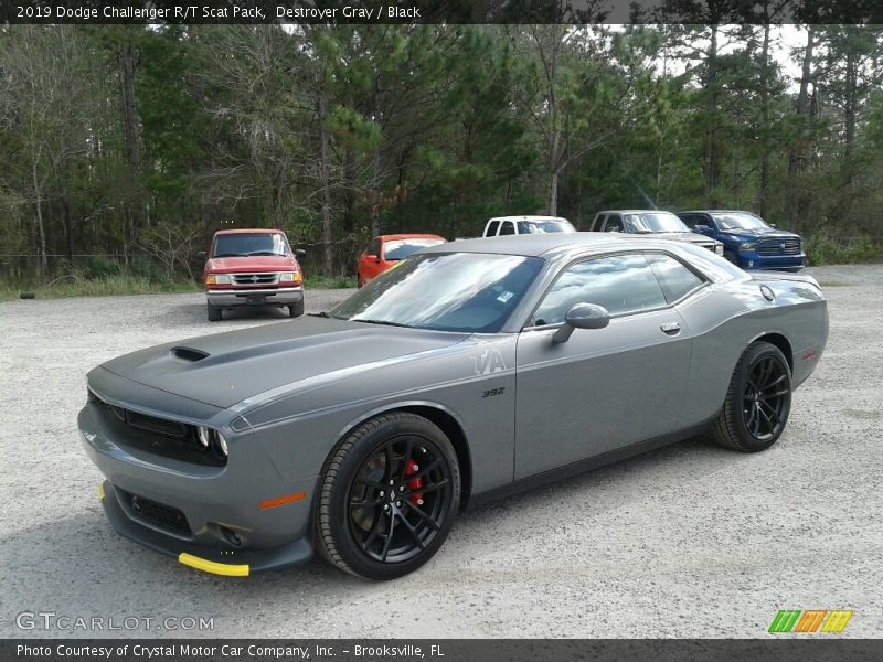 Destroyer Gray / Black 2019 Dodge Challenger R/T Scat Pack