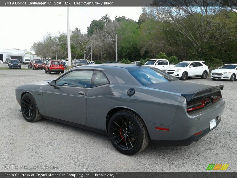 Destroyer Gray / Black 2019 Dodge Challenger R/T Scat Pack