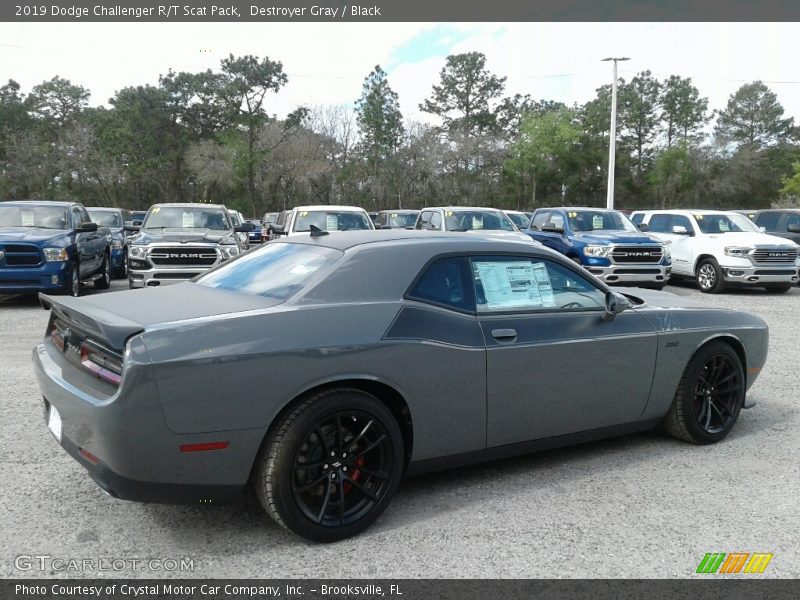 Destroyer Gray / Black 2019 Dodge Challenger R/T Scat Pack