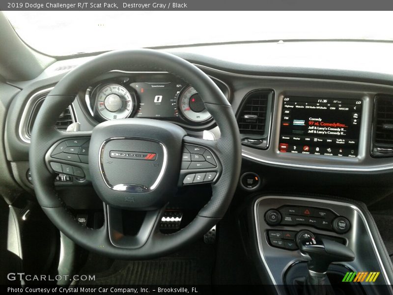 Destroyer Gray / Black 2019 Dodge Challenger R/T Scat Pack
