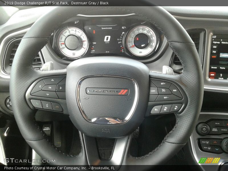 Destroyer Gray / Black 2019 Dodge Challenger R/T Scat Pack
