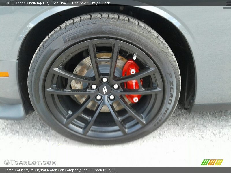 Destroyer Gray / Black 2019 Dodge Challenger R/T Scat Pack