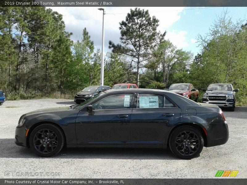 Maximum Steel Metallic / Black 2019 Chrysler 300 Touring