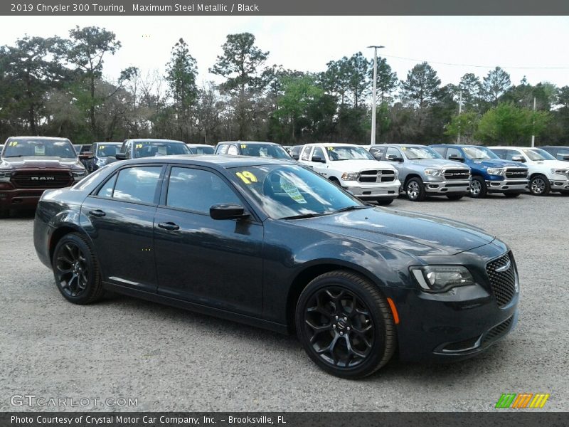 Maximum Steel Metallic / Black 2019 Chrysler 300 Touring