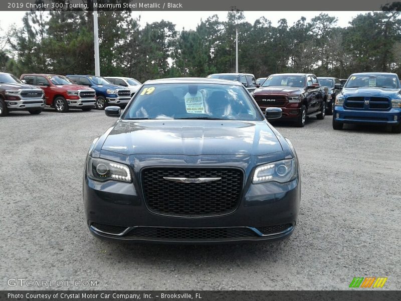 Maximum Steel Metallic / Black 2019 Chrysler 300 Touring
