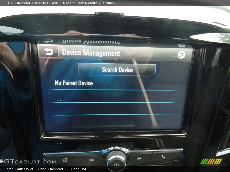 Mosaic Black Metallic / Jet Black 2019 Chevrolet Traverse LS AWD