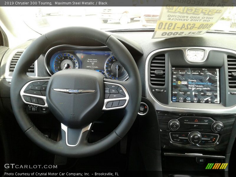 Maximum Steel Metallic / Black 2019 Chrysler 300 Touring