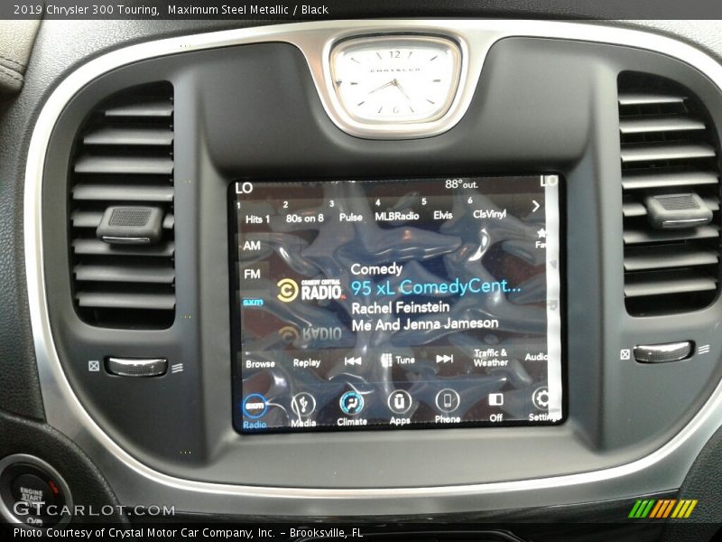 Maximum Steel Metallic / Black 2019 Chrysler 300 Touring