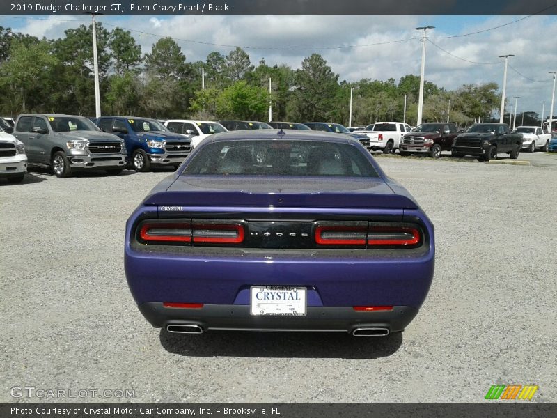 Plum Crazy Pearl / Black 2019 Dodge Challenger GT