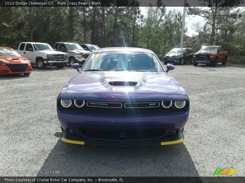 Plum Crazy Pearl / Black 2019 Dodge Challenger GT