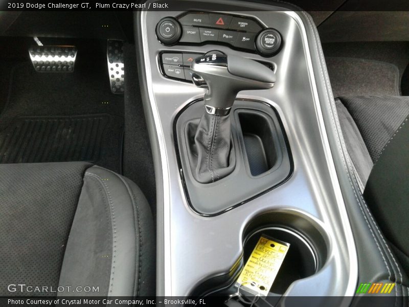 Plum Crazy Pearl / Black 2019 Dodge Challenger GT