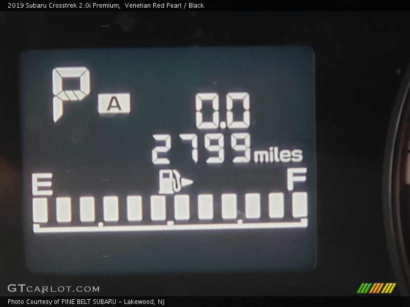 Venetian Red Pearl / Black 2019 Subaru Crosstrek 2.0i Premium