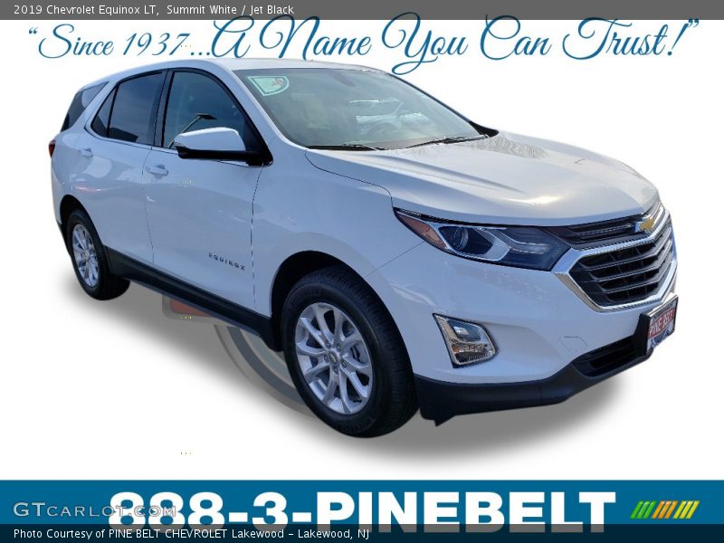 Summit White / Jet Black 2019 Chevrolet Equinox LT