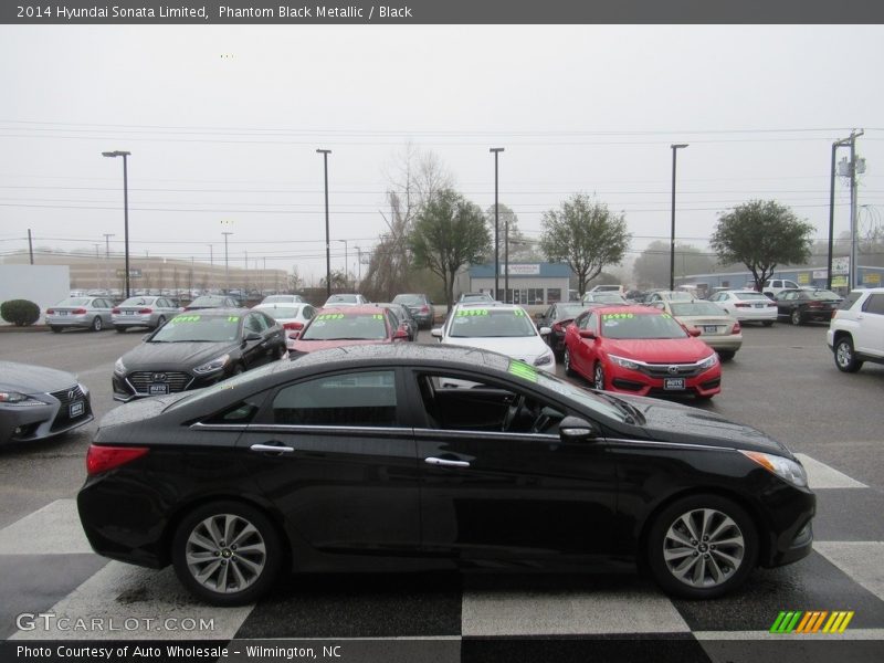 Phantom Black Metallic / Black 2014 Hyundai Sonata Limited