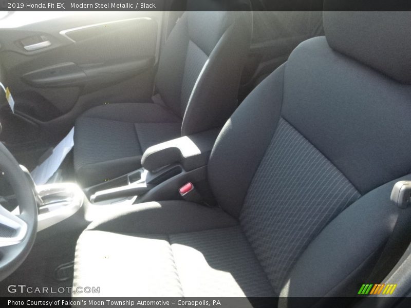 Modern Steel Metallic / Black 2019 Honda Fit EX