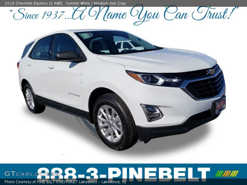 Summit White / Medium Ash Gray 2019 Chevrolet Equinox LS AWD