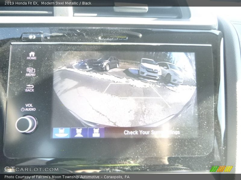 Modern Steel Metallic / Black 2019 Honda Fit EX