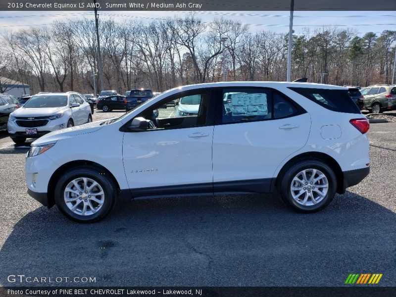 Summit White / Medium Ash Gray 2019 Chevrolet Equinox LS AWD