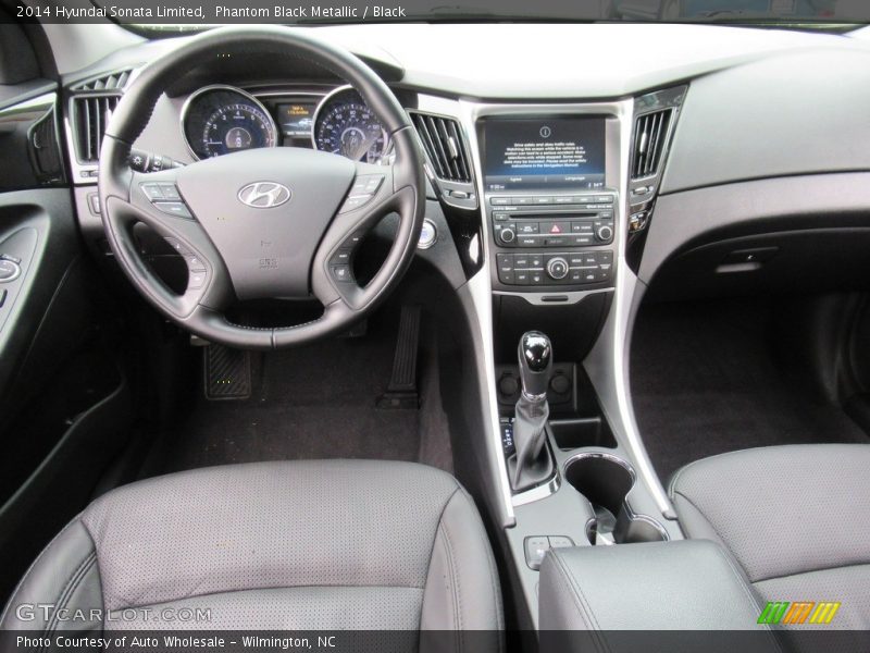 Phantom Black Metallic / Black 2014 Hyundai Sonata Limited