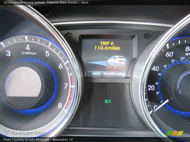 Phantom Black Metallic / Black 2014 Hyundai Sonata Limited
