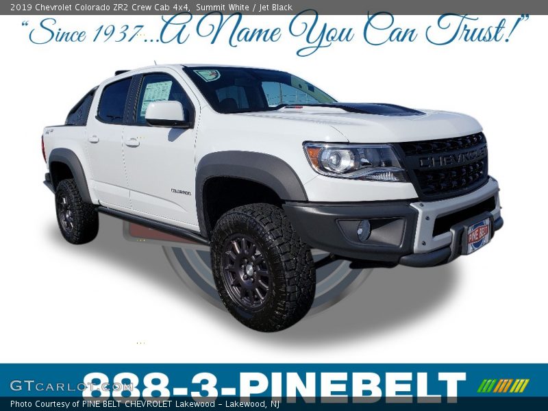 Summit White / Jet Black 2019 Chevrolet Colorado ZR2 Crew Cab 4x4