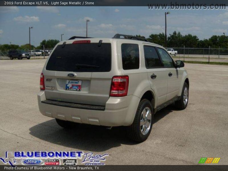 Light Sage Metallic / Stone 2009 Ford Escape XLT V6
