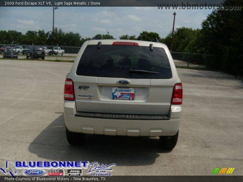 Light Sage Metallic / Stone 2009 Ford Escape XLT V6