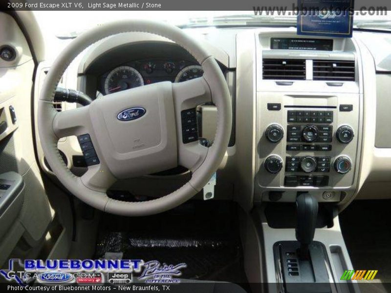 Light Sage Metallic / Stone 2009 Ford Escape XLT V6
