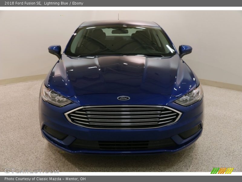 Lightning Blue / Ebony 2018 Ford Fusion SE