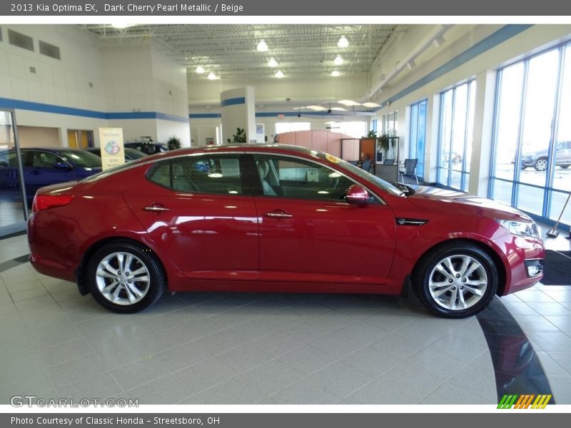Dark Cherry Pearl Metallic / Beige 2013 Kia Optima EX