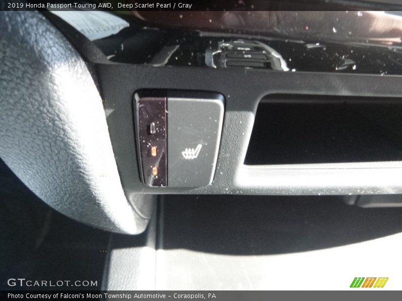 Deep Scarlet Pearl / Gray 2019 Honda Passport Touring AWD