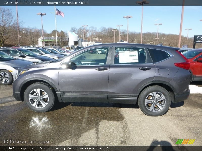 Modern Steel Metallic / Black 2019 Honda CR-V LX AWD