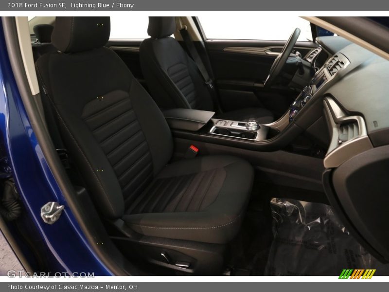 Lightning Blue / Ebony 2018 Ford Fusion SE