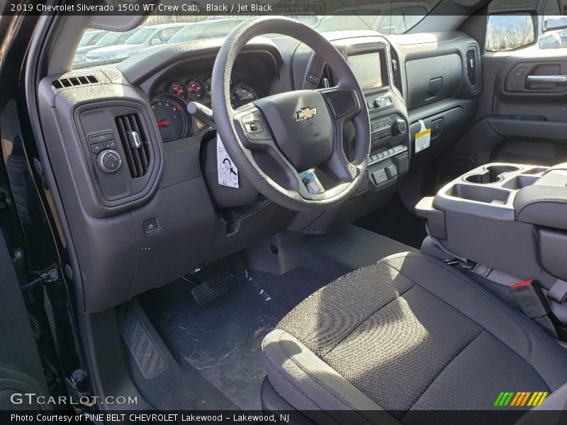 Black / Jet Black 2019 Chevrolet Silverado 1500 WT Crew Cab