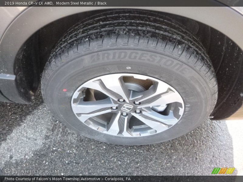 Modern Steel Metallic / Black 2019 Honda CR-V LX AWD