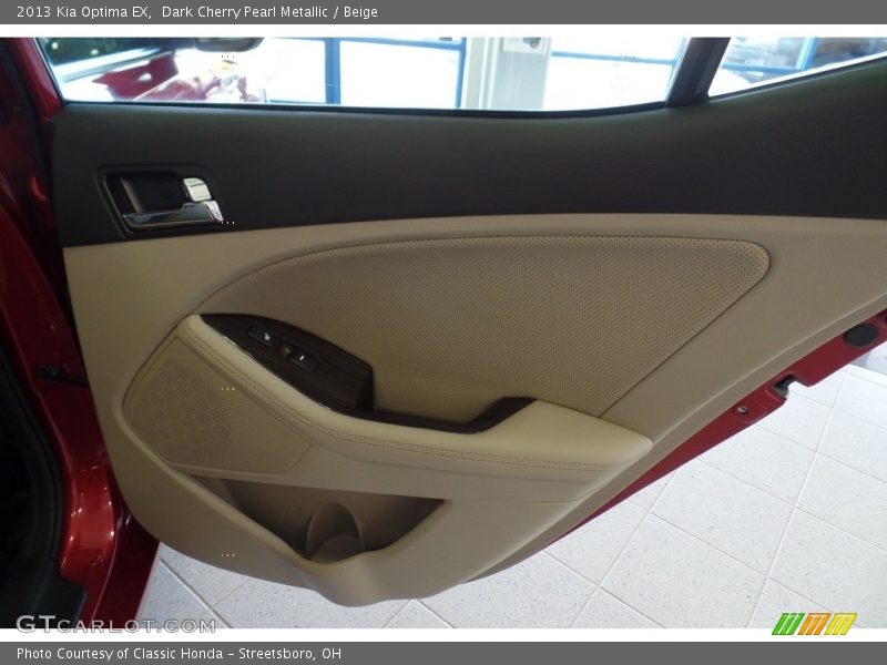 Dark Cherry Pearl Metallic / Beige 2013 Kia Optima EX