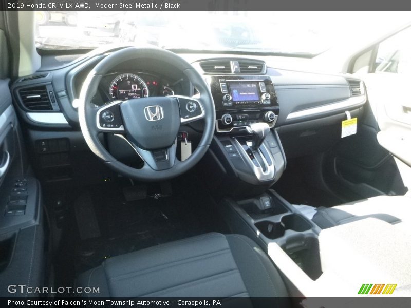 Modern Steel Metallic / Black 2019 Honda CR-V LX AWD
