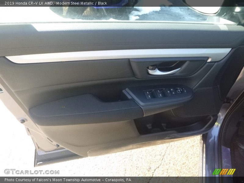 Modern Steel Metallic / Black 2019 Honda CR-V LX AWD