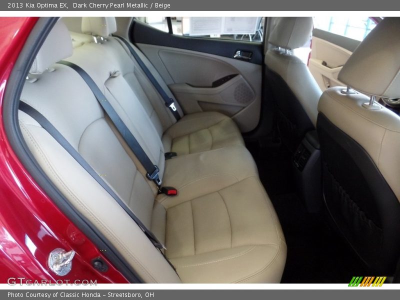 Dark Cherry Pearl Metallic / Beige 2013 Kia Optima EX