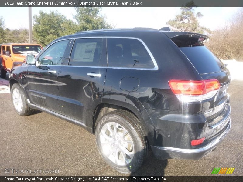 Diamond Black Crystal Pearl / Black 2019 Jeep Grand Cherokee Summit 4x4