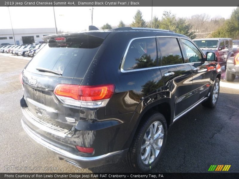 Diamond Black Crystal Pearl / Black 2019 Jeep Grand Cherokee Summit 4x4