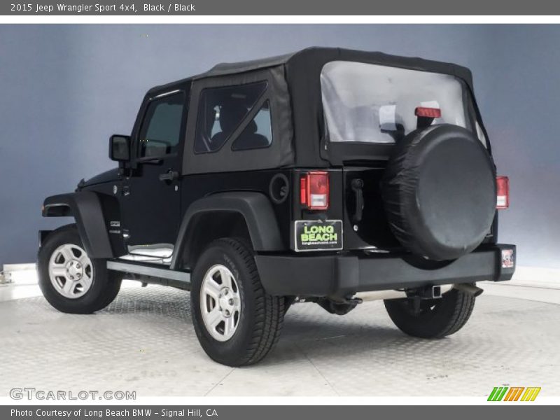 Black / Black 2015 Jeep Wrangler Sport 4x4