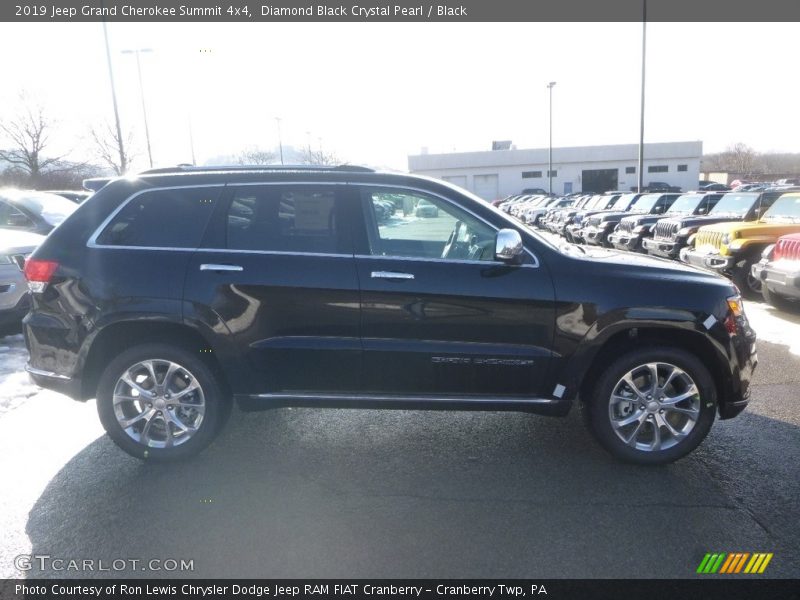 Diamond Black Crystal Pearl / Black 2019 Jeep Grand Cherokee Summit 4x4