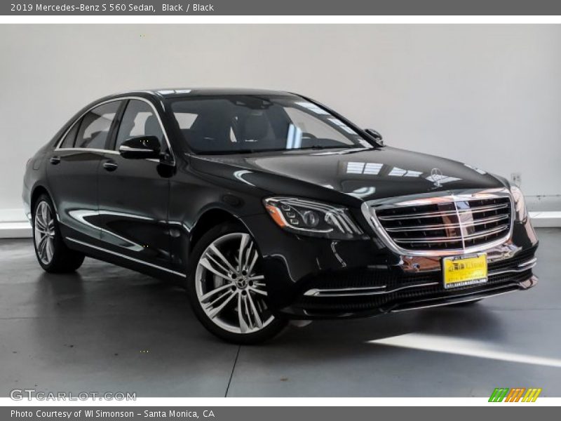 Black / Black 2019 Mercedes-Benz S 560 Sedan