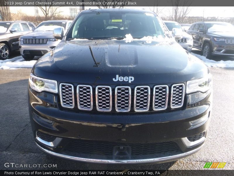 Diamond Black Crystal Pearl / Black 2019 Jeep Grand Cherokee Summit 4x4