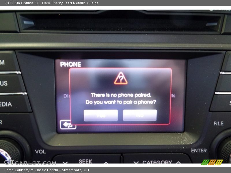 Dark Cherry Pearl Metallic / Beige 2013 Kia Optima EX